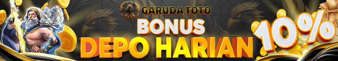 Bonus Deposit Harian 10% - Garudatoto