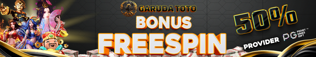 Bonus Freespin Slot PG Soft 50% - Garudatoto
