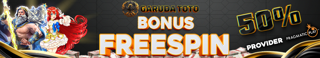 Bonus Freespin Slot Pragmatic Play 50% - Garudatoto